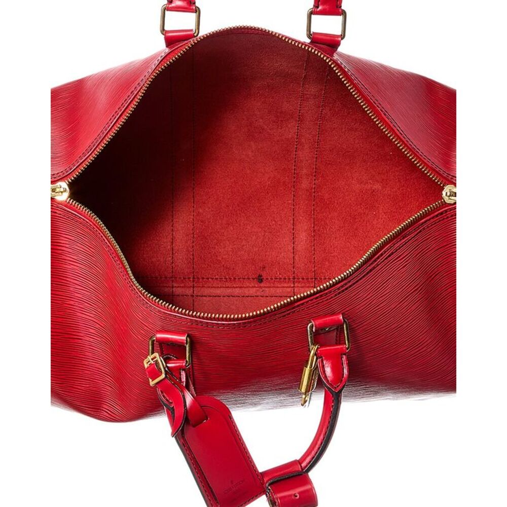 Louis Vuitton Red Epi Leather Keepall 55 (Authentic Pre-Loved) - Picture 4 of 4
